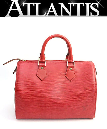 Louis Vuitton Epi Speedy 25 Red Handbag Size ONE SIZE