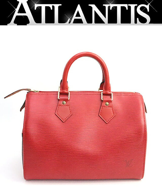 Louis Vuitton Epi Speedy 25 Red Handbag Size ONE SIZE