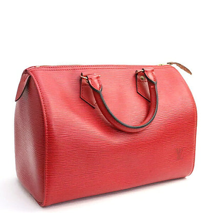 Louis Vuitton Epi Speedy 25 Red Handbag Size ONE SIZE