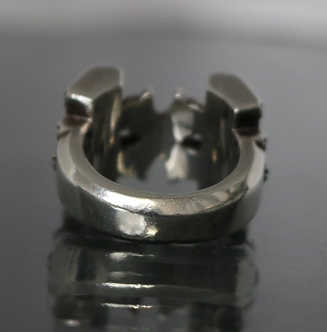 CHROME HEARTS DECO CH Plus Silver Ring Size ONE SIZE
