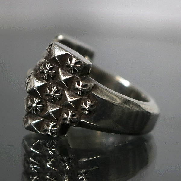 CHROME HEARTS DECO CH Plus Silver Ring Size ONE SIZE