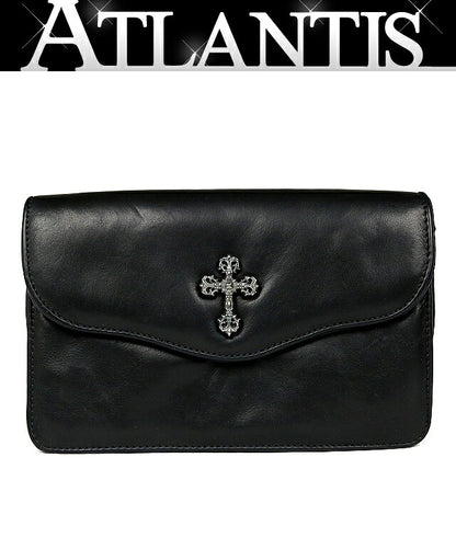 CHROME HEARTS Filigree Cross Chain Bag Black Size ONE SIZE