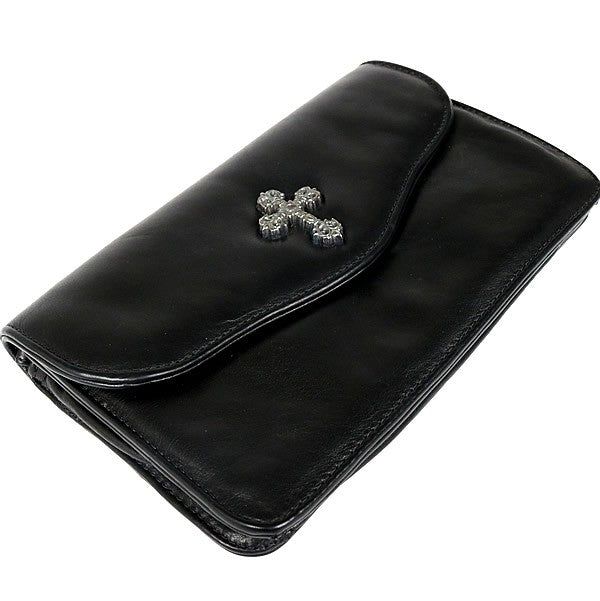 CHROME HEARTS Filigree Cross Chain Bag Black Size ONE SIZE