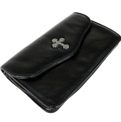 CHROME HEARTS Filigree Cross Chain Bag Black Size ONE SIZE