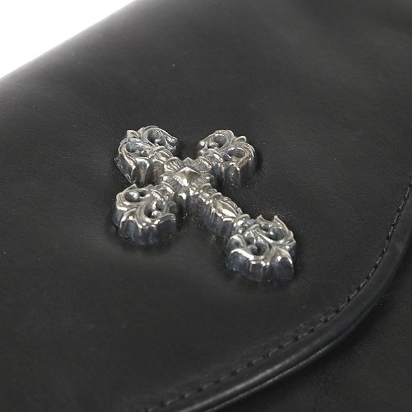 CHROME HEARTS Filigree Cross Chain Bag Black Size ONE SIZE