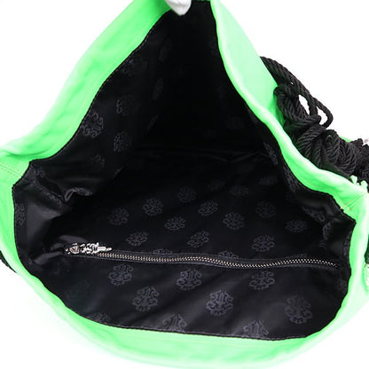 CHROME HEARTS Mesh Leather Shoulder Bag SV925 Size ONE SIZE
