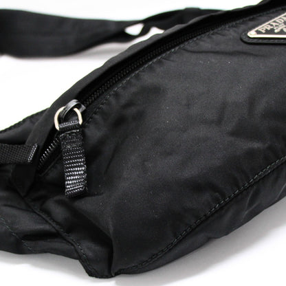 PRADA Triangle Logo Nylon Waist Body Bag Size ONE SIZE