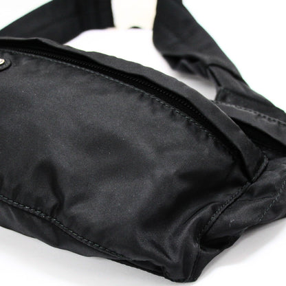 PRADA Triangle Logo Nylon Waist Body Bag Size ONE SIZE