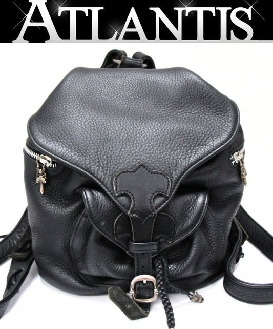 CHROME HEARTS Flare Knee Mini Backpack Black Size ONE SIZE