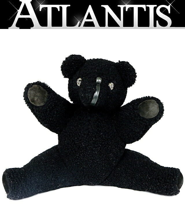 CHROME HEARTS Teddy Bear Cross Ball Leather Plush
