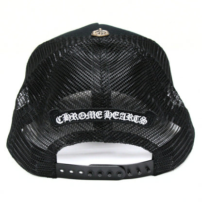 CHROME HEARTS "FUCK YOU" Black/White SV925 Cap Size ONE SIZE