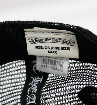 CHROME HEARTS "FUCK YOU" Black/White SV925 Cap Size ONE SIZE