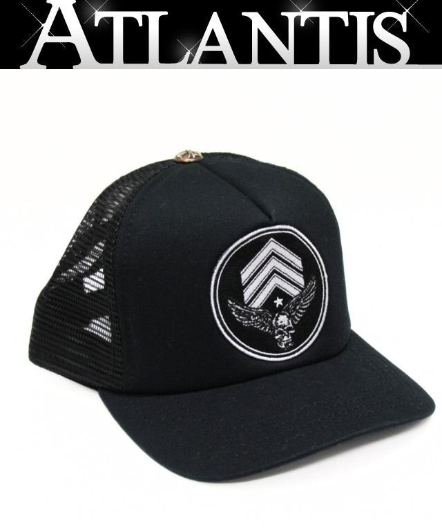 CHROME HEARTS Foti Maharaha Trucker B/W SV925 Size ONE SIZE