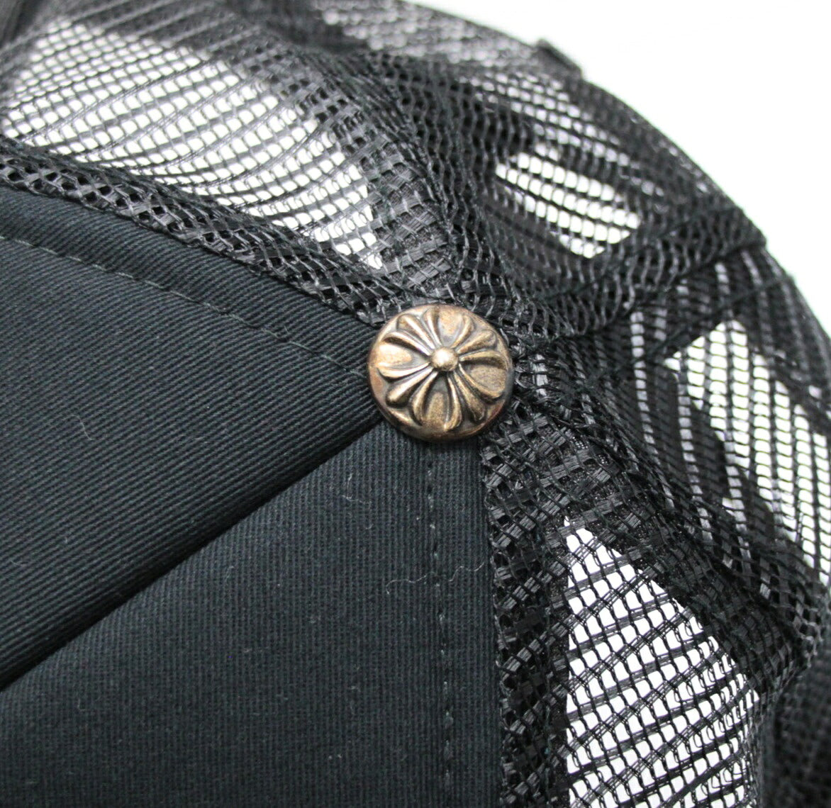 CHROME HEARTS Foti Maharaha Trucker B/W SV925 Size ONE SIZE