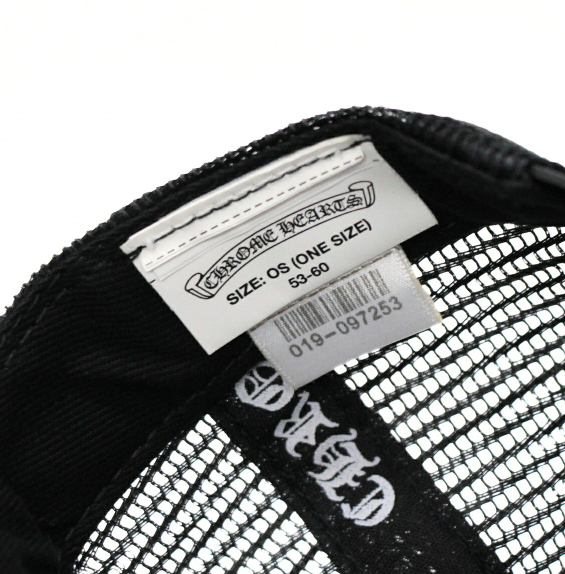 CHROME HEARTS Foti Maharaha Trucker B/W SV925 Size ONE SIZE