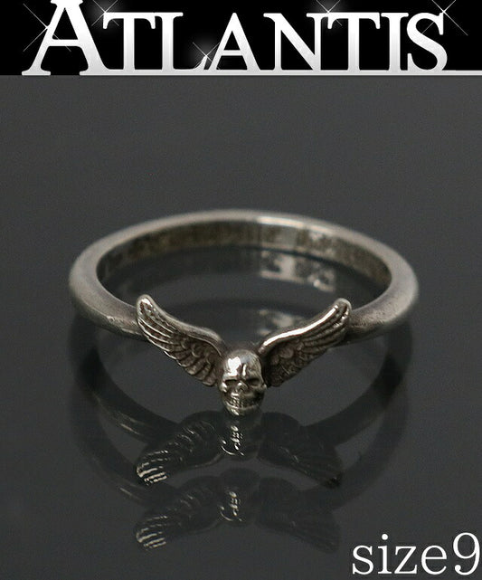 CHROME HEARTS Foti Mahal Ring Silver Size US 5