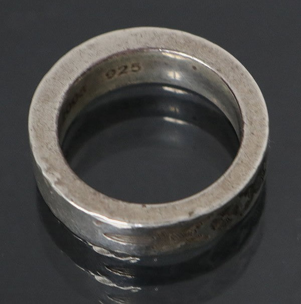CHROME HEARTS Dagger 6mm Spacer Ring SV925 Size ONE SIZE