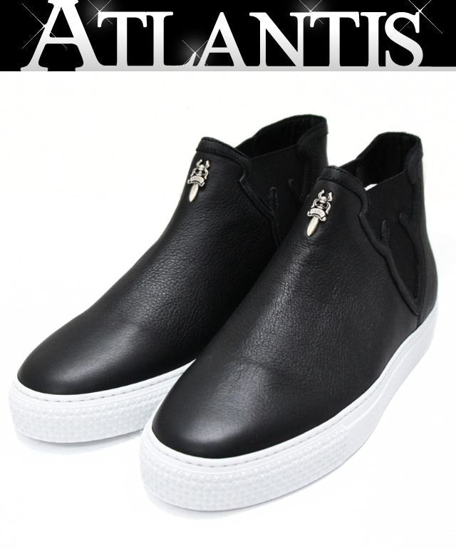 CHROME HEARTS Dagger Mid Top Slip-On Sneakers Size EU 42