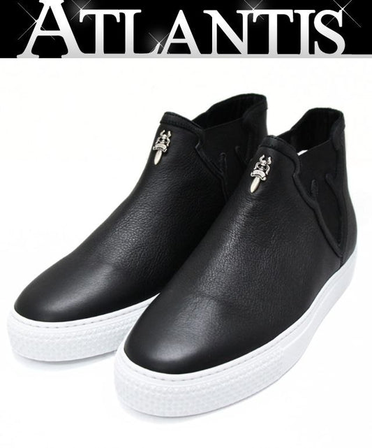 CHROME HEARTS Dagger Mid Top Slip-On Sneakers Size EU 42