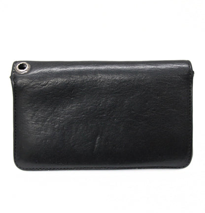 CHROME HEARTS Cross Button 1-Zip Patch Wallet Size ONE SIZE
