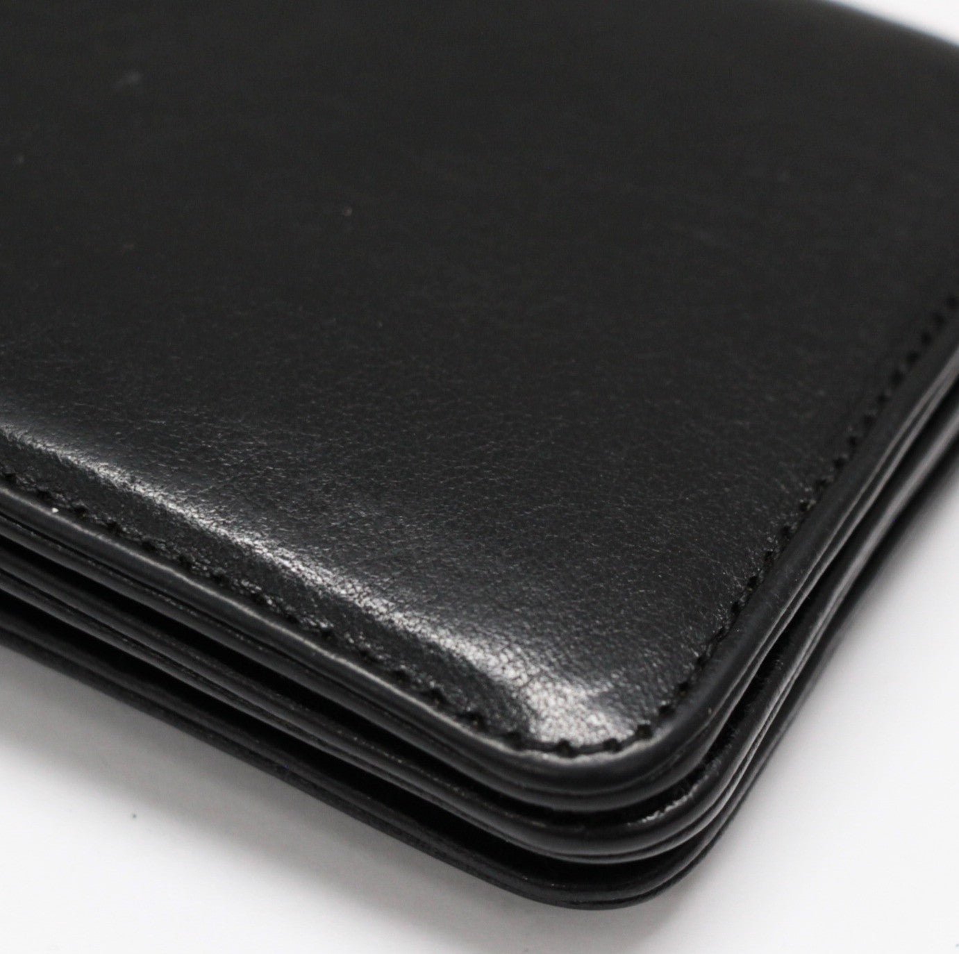 CHROME HEARTS Cross Button 1-Zip Patch Wallet Size ONE SIZE