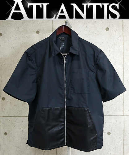 CHROME HEARTS Y NOT Carpenter Cross Jacket Navy Size XL