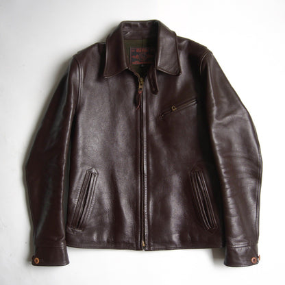 OLD CHIEF Y'2 LEATHER Horsehide Single Rider Jacket Size M