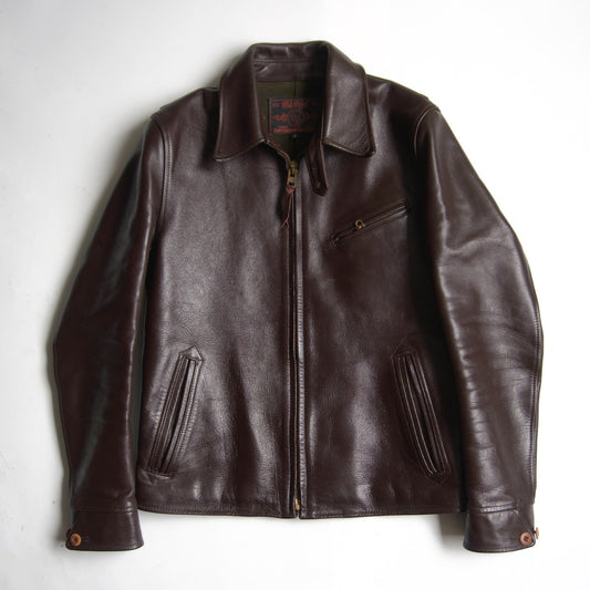 OLD CHIEF Y'2 LEATHER Horsehide Single Rider Jacket Size M