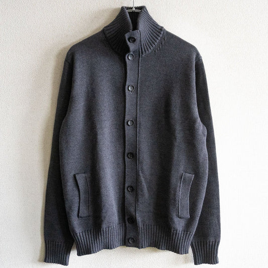 Zanone Wool Cardigan Gray Size 52