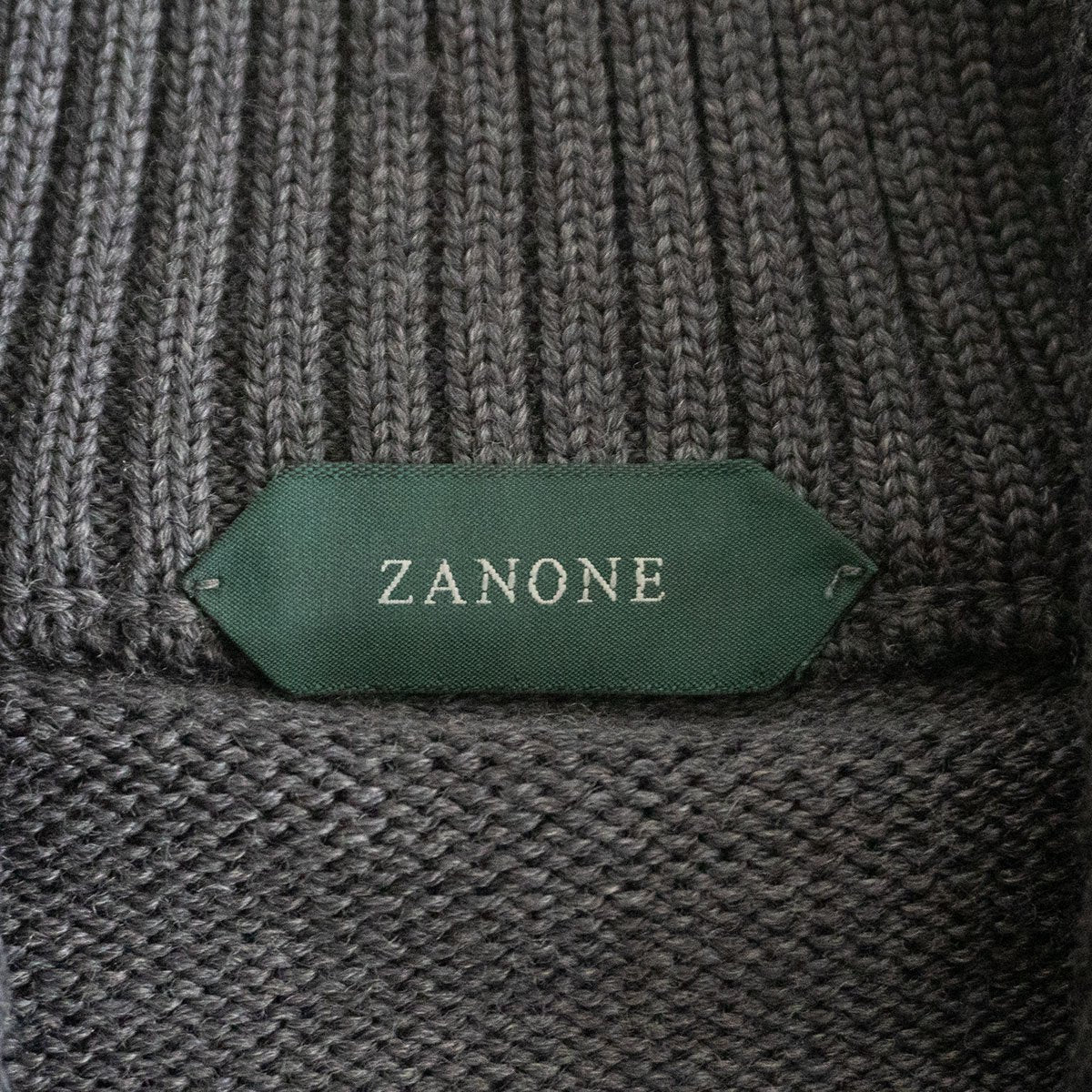 Zanone Wool Cardigan Gray Size 52