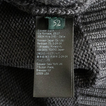 Zanone Wool Cardigan Gray Size 52