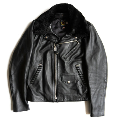 Schott Lamb Double Rider Jacket Size 40