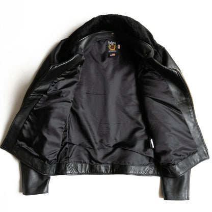 Schott Lamb Double Rider Jacket Size 40