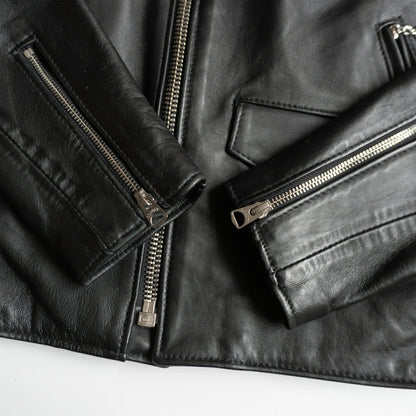 Schott Lamb Double Rider Jacket Size 40
