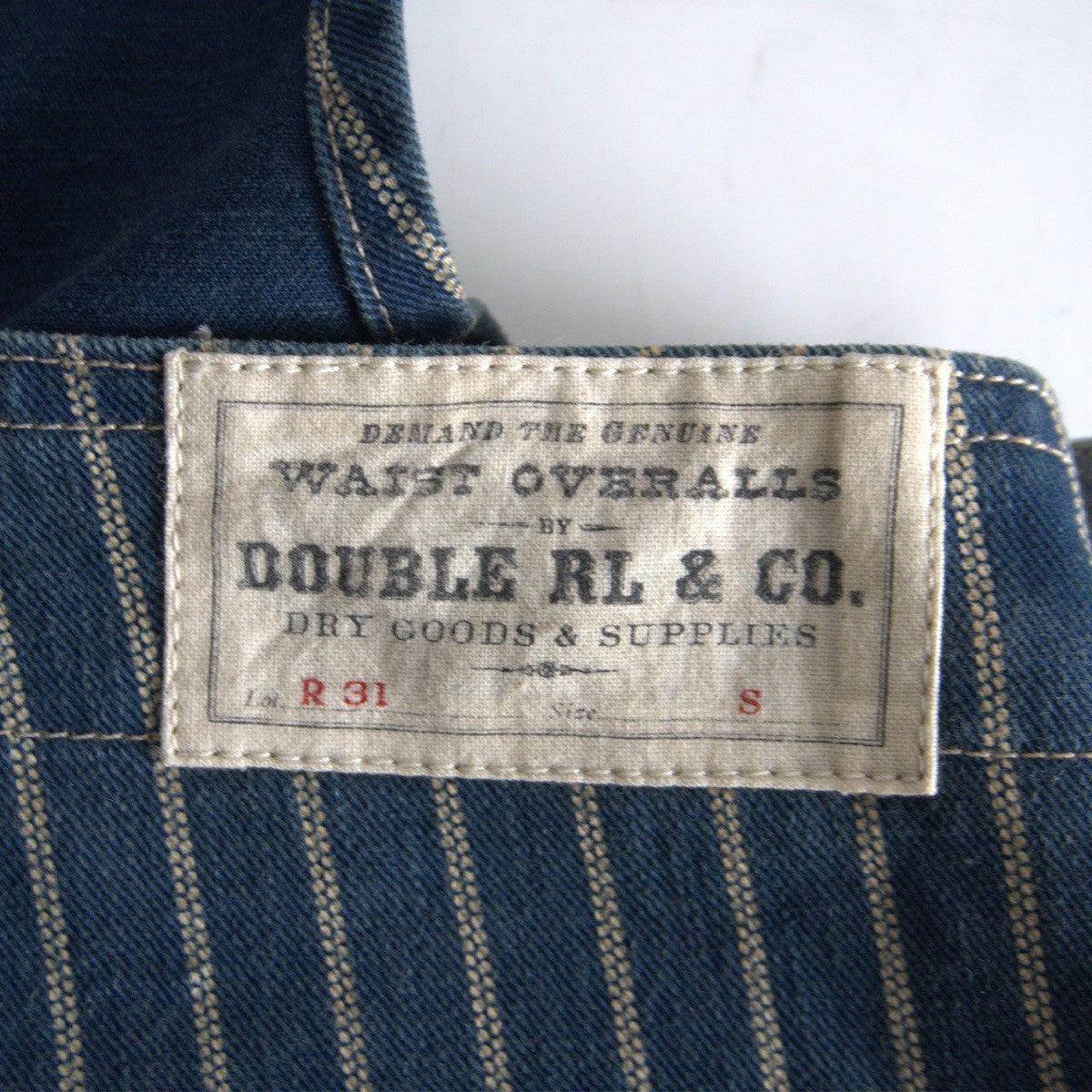 RRL DOUBLE WABASH OVERALL Size S