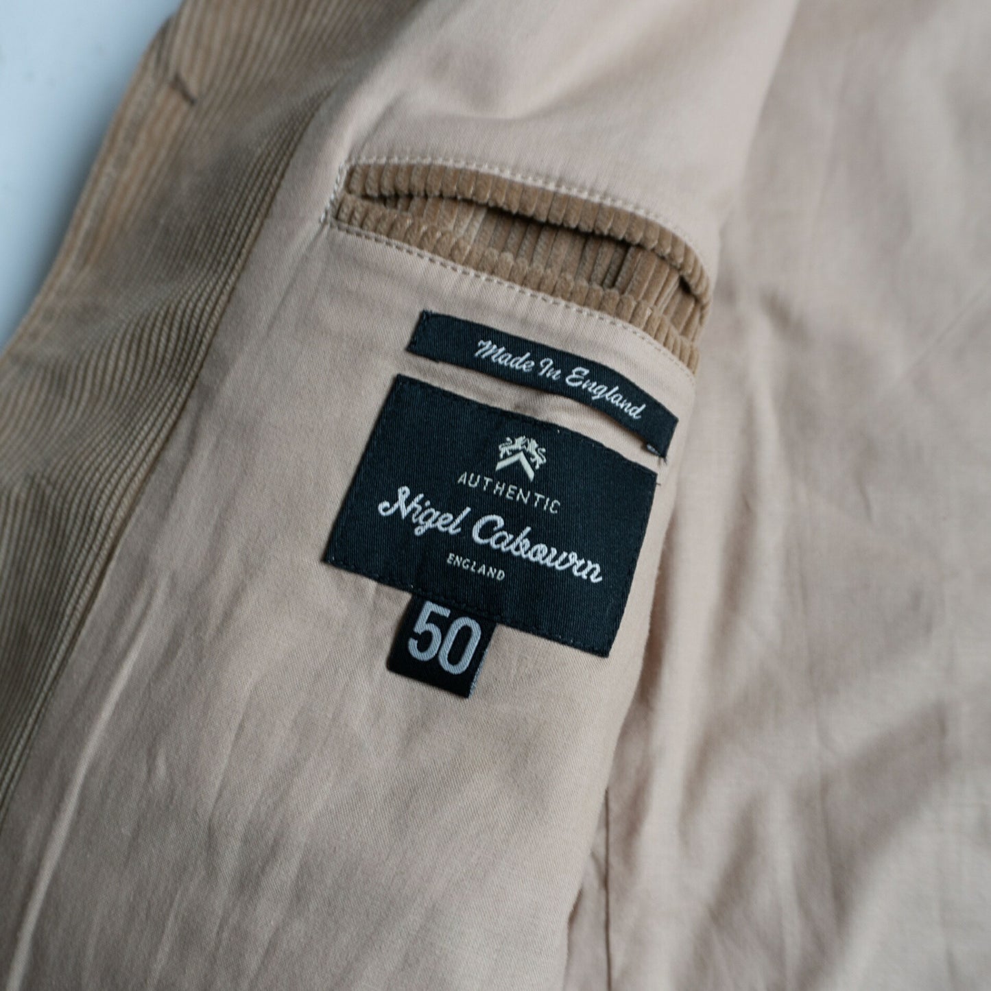 Nigel Cabourn 50 NEW BLAZER CORDUROY JACKET Brown Size 50