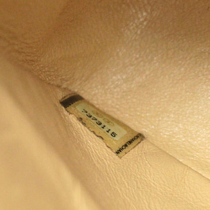 CHANEL Matelasse 25 Caviar Chain Bag Beige Size ONE SIZE