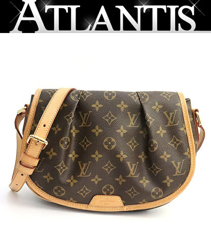 Louis Vuitton Monogram Menilmontant Bag Brown Size ONE SIZE