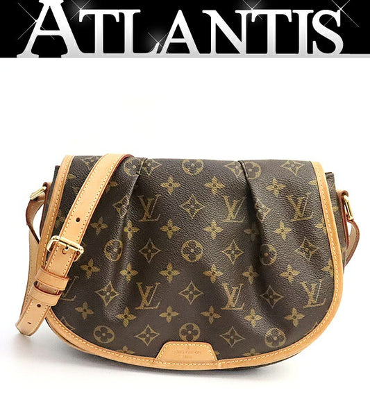Louis Vuitton Monogram Menilmontant Bag Brown Size ONE SIZE