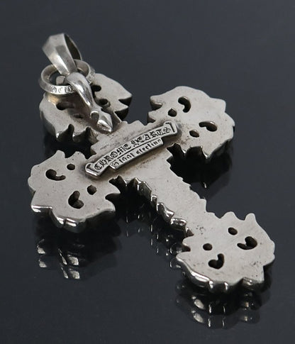 CHROME HEARTS Small Filigree Cross Charm SV925 Size ONE SIZE
