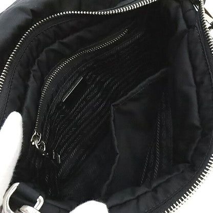 PRADA Padded Re-Nylon Triangle Logo Bag Black Size ONE SIZE