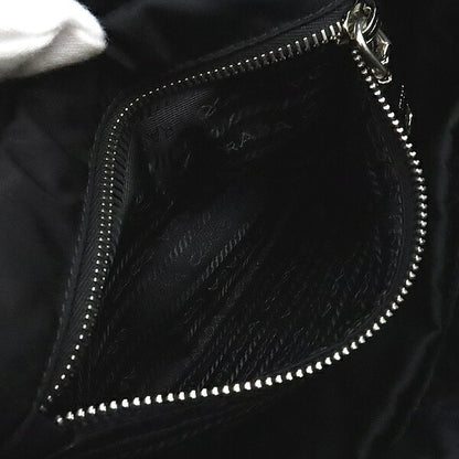 PRADA Padded Re-Nylon Triangle Logo Bag Black Size ONE SIZE