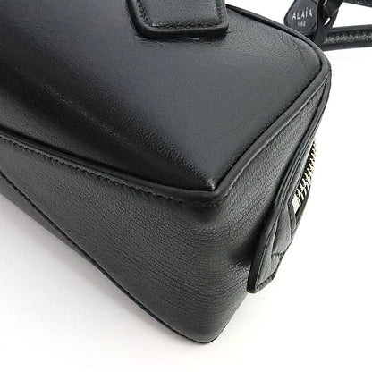 ALAIA Le Teckel Small Leather Bag Black Size ONE SIZE
