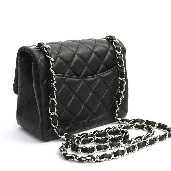 CHANEL Mini Matelasse 17 Lambskin Bag Black Size ONE SIZE