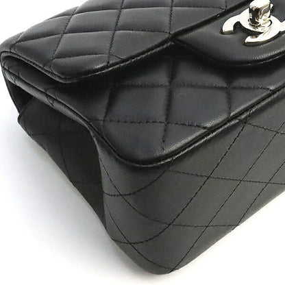 CHANEL Mini Matelasse 17 Lambskin Bag Black Size ONE SIZE