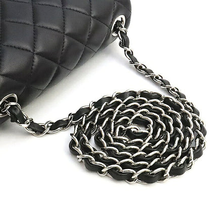 CHANEL Mini Matelasse 17 Lambskin Bag Black Size ONE SIZE