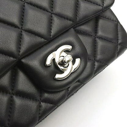 CHANEL Mini Matelasse 17 Lambskin Bag Black Size ONE SIZE