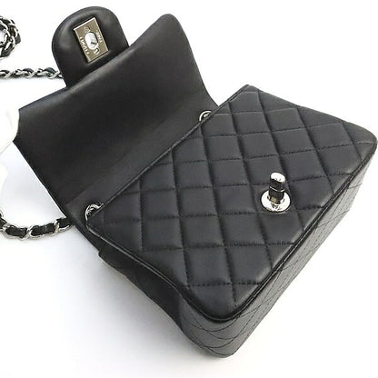 CHANEL Mini Matelasse 17 Lambskin Bag Black Size ONE SIZE