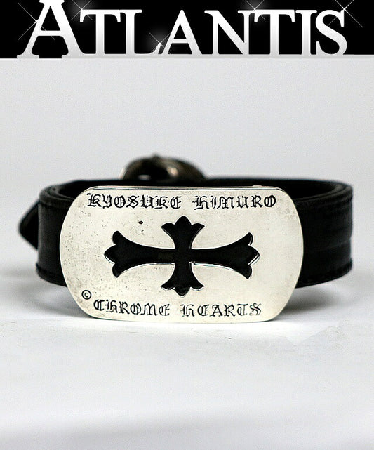 CHROME HEARTS Kyosuke Himuro Dog Tag Leather Size ONE SIZE