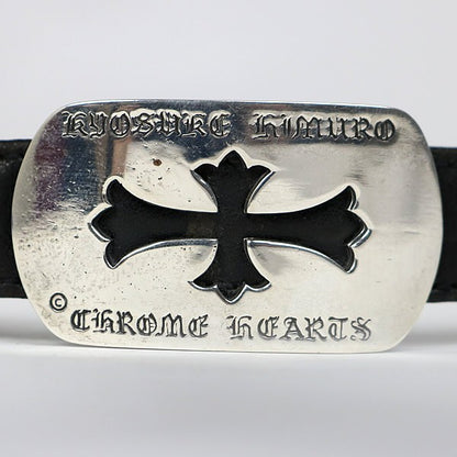 CHROME HEARTS Kyosuke Himuro Dog Tag Leather Size ONE SIZE